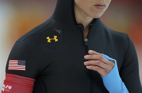 Jilleanne Rookard of the U.S. waits to compete in the women's 1,500 metres speed skating race at the Adler Arena during the 2014 Sochi Winte Jilleanne Rookard of the U.S. waits to compete in the women's 1,500 metres speed skating race at the Adler Arena during the 2014 Sochi Winte