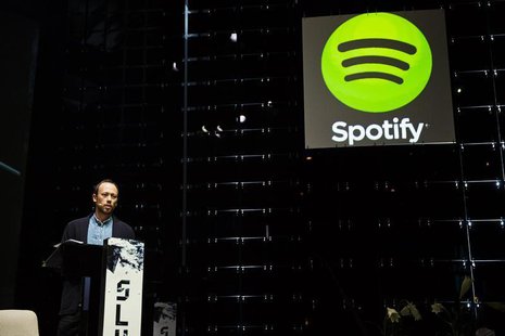 Spotify's VP Growth Alex Norstrom speaks at the Slush startup conference at Kaapelitehdas in Helsinki November 13, 2013. REUTERS/Roni Rekoma Spotify's VP Growth Alex Norstrom speaks at the Slush startup conference at Kaapelitehdas in Helsinki November 13, 2013. REUTERS/Roni Rekoma