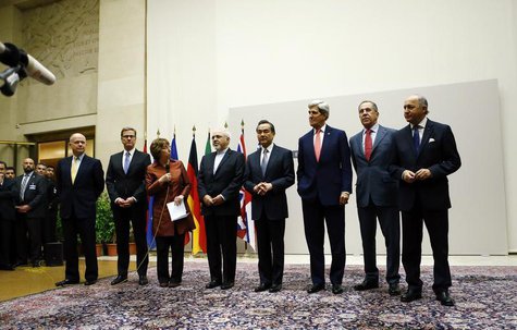 European Union foreign policy chief Catherine Ashton (3rd L) delivers a statement during a ceremony next to British Foreign Secretary Willia European Union foreign policy chief Catherine Ashton (3rd L) delivers a statement during a ceremony next to British Foreign Secretary Willia