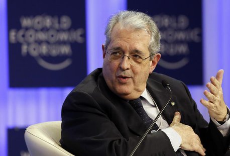 Italy's Minister of Economy and Finance Fabrizio Saccomanni gestures during a session at the annual meeting of the World Economic Forum (WEF Italy's Minister of Economy and Finance Fabrizio Saccomanni gestures during a session at the annual meeting of the World Economic Forum (WEF