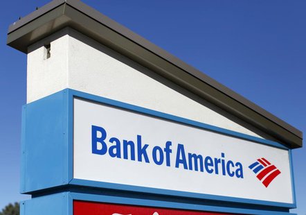 A Bank of America sign is pictured in Encinitas, California January 14, 2014. REUTERS/Mike Blake A Bank of America sign is pictured in Encinitas, California January 14, 2014. REUTERS/Mike Blake