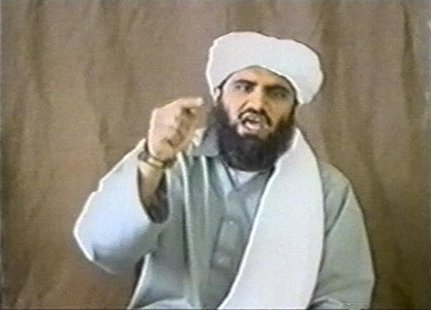 A man identified as Suleiman Abu Ghaith appears in this still image taken from an undated video address. REUTERS/Handout A man identified as Suleiman Abu Ghaith appears in this still image taken from an undated video address. REUTERS/Handout