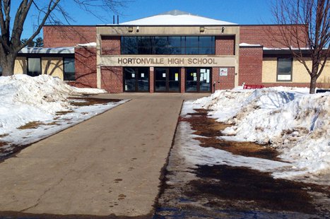 Hortonville High School is seen, Feb. 19, 2014. (Photo from FOX 11). Hortonville High School is seen, Feb. 19, 2014. (Photo from FOX 11).