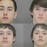 Clockwise from upper left: Royce Bressette, Tyle Brickham-VanVorce, Cory Mayer, Sergio Rivera. (Photos from: Brown County Sheriff's Office). Clockwise from upper left: Royce Bressette, Tyle Brickham-VanVorce, Cory Mayer, Sergio Rivera. (Photos from: Brown County Sheriff's Office).