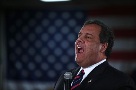New Jersey Governor Chris Christie answers a question during the 110th Town Hall Meeting in Middletown Township, New Jersey, February 20, 20 New Jersey Governor Chris Christie answers a question during the 110th Town Hall Meeting in Middletown Township, New Jersey, February 20, 20