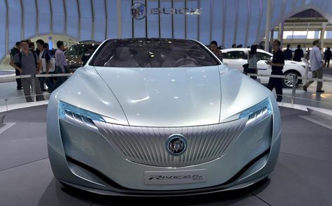 A Buick Riviera Concept car is seen at the Guangzhou International Automobile Exhibition in Guangzhou, Guangdong province, November 22, 2013 A Buick Riviera Concept car is seen at the Guangzhou International Automobile Exhibition in Guangzhou, Guangdong province, November 22, 2013