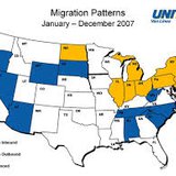 United Van Lines migration patterns United Van Lines migration patterns