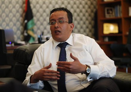 Ahmed Karoud, general manager of Libya's stock market, speaks during an interview with Reuters in Tripoli, January 5, 2014. REUTERS/Ismail Z Ahmed Karoud, general manager of Libya's stock market, speaks during an interview with Reuters in Tripoli, January 5, 2014. REUTERS/Ismail Z