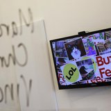 A television monitor displaying BuzzFeed is seen inside one of their office rooms in New York February 19, 2013. REUTERS/Shannon Stapleton A television monitor displaying BuzzFeed is seen inside one of their office rooms in New York February 19, 2013. REUTERS/Shannon Stapleton