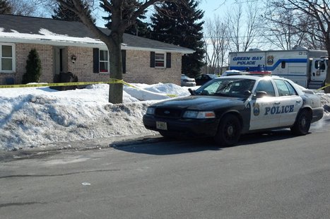 Green Bay police investigate what they call a "suspicious situation" on the 1000 block of Bader St., Feb. 24, 2014. (Photo from: FOX 11). Green Bay police investigate what they call a "suspicious situation" on the 1000 block of Bader St., Feb. 24, 2014. (Photo from: FOX 11).