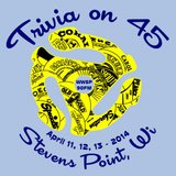 The logo for the 90FM Trivia Contest for 2014: Trivia on 45 The logo for the 90FM Trivia Contest for 2014: Trivia on 45