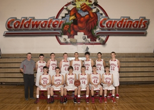 2013-2014 Coldwater High School boy's freshman basketball team 2013-2014 Coldwater High School boy's freshman basketball team