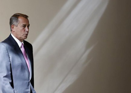 U.S. Speaker of the House John Boehner walks to his weekly news conference on Capitol Hill in Washington, February 6, 2014. REUTERS/Larry Do U.S. Speaker of the House John Boehner walks to his weekly news conference on Capitol Hill in Washington, February 6, 2014. REUTERS/Larry Do