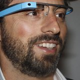 Google founder Sergey Brin poses for a portrait wearing Google Glass glasses before the Diane von Furstenberg Spring/Summer 2013 collection Google founder Sergey Brin poses for a portrait wearing Google Glass glasses before the Diane von Furstenberg Spring/Summer 2013 collection