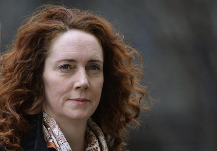 Former News International Chief Executive Rebekah Brooks arrives at the Old Bailey courthouse in London February 25, 2014. REUTERS/Toby Melv Former News International Chief Executive Rebekah Brooks arrives at the Old Bailey courthouse in London February 25, 2014. REUTERS/Toby Melv
