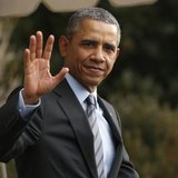 U.S. President Barack Obama waves as he departs the White House in Washington February 19, 2014. REUTERS/Kevin Lamarque U.S. President Barack Obama waves as he departs the White House in Washington February 19, 2014. REUTERS/Kevin Lamarque