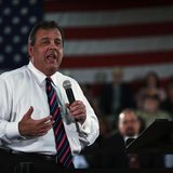 New Jersey Governor Chris Christie speaks to residents during the 110th Town Hall Meeting in Middletown Township, New Jersey, February 20, 2 New Jersey Governor Chris Christie speaks to residents during the 110th Town Hall Meeting in Middletown Township, New Jersey, February 20, 2