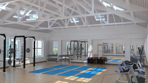 Deming Ballroom-Gym artist rendering courtesy Core Redevelopment Deming Ballroom-Gym artist rendering courtesy Core Redevelopment