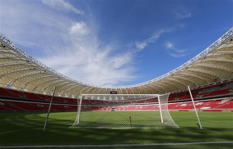 Beira-Rio Stadium is pictured during a visit by FIFA General Secretary Jerome Valcke in Porto Alegre February 18, 2014. REUTERS/Edison Vara Beira-Rio Stadium is pictured during a visit by FIFA General Secretary Jerome Valcke in Porto Alegre February 18, 2014. REUTERS/Edison Vara