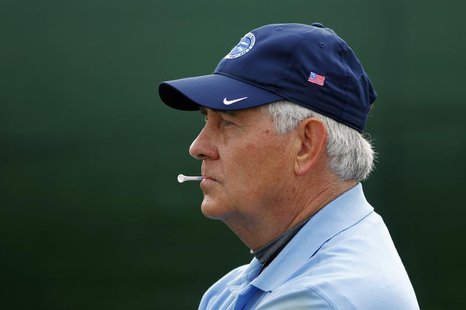 Chairman, President and CEO of Exxon Mobil Corporation Rex Tillerson watches a tee shot on the 13th hole during the first round of the Pebbl Chairman, President and CEO of Exxon Mobil Corporation Rex Tillerson watches a tee shot on the 13th hole during the first round of the Pebbl