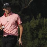 Rory Mcilroy of Northern Ireland reacts after putting on the 14th green during the second day of the Hong Kong Open golf tournament at the H Rory Mcilroy of Northern Ireland reacts after putting on the 14th green during the second day of the Hong Kong Open golf tournament at the H