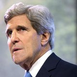U.S. Secretary of State John Kerry pauses as he delivers a speech on climate change in Jakarta February 16, 2014. REUTERS/Evan Vucci/Pool U.S. Secretary of State John Kerry pauses as he delivers a speech on climate change in Jakarta February 16, 2014. REUTERS/Evan Vucci/Pool