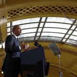 U.S. President Barack Obama speaks at Union Depot in St. Paul, Minnesota February 26, 2014. REUTERS/Kevin Lamarque U.S. President Barack Obama speaks at Union Depot in St. Paul, Minnesota February 26, 2014. REUTERS/Kevin Lamarque