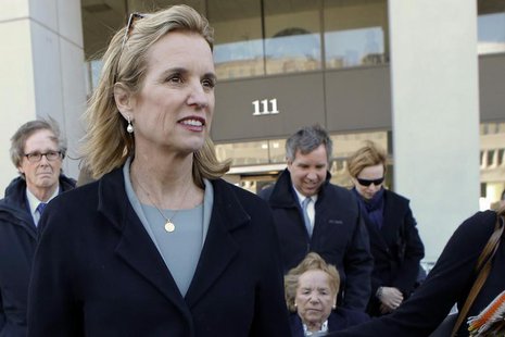 Kerry Kennedy, (2nd L) daughter of assassinated Senator Robert F. Kennedy and ex-wife of New York Governor Andrew Cuomo, exits the Westchest Kerry Kennedy, (2nd L) daughter of assassinated Senator Robert F. Kennedy and ex-wife of New York Governor Andrew Cuomo, exits the Westchest