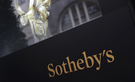 A video display panel is seen outside Sotheby's in London October 4, 2013. REUTERS/Suzanne Plunkett A video display panel is seen outside Sotheby's in London October 4, 2013. REUTERS/Suzanne Plunkett