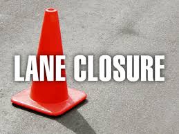 lane closure lane closure