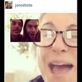 Image courtesy of Jared Leto via Instagram (via ABC News Radio) Image courtesy of Jared Leto via Instagram (via ABC News Radio)