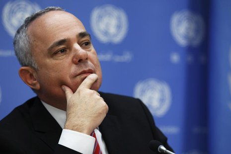 Minister of Strategic and Intelligence Affairs for International Relations of Israel Yuval Steinitz attends a news conference after a meetin Minister of Strategic and Intelligence Affairs for International Relations of Israel Yuval Steinitz attends a news conference after a meetin