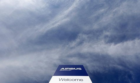 The logo of Airbus Group, Europe's largest aerospace group, is pictured in front of the company headquarters building in Ottobrunn, near Mun The logo of Airbus Group, Europe's largest aerospace group, is pictured in front of the company headquarters building in Ottobrunn, near Mun