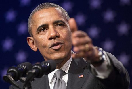 U.S. President Barack Obama delivers remarks at Organizing for Action's "National Organizing Summit" in Washington February 25, 2014. REUTER U.S. President Barack Obama delivers remarks at Organizing for Action's "National Organizing Summit" in Washington February 25, 2014. REUTER