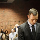 Oscar Pistorius stands in the dock during a break in court proceedings at the Pretoria Magistrates court, February 20, 2013. REUTERS/Siphiwe Oscar Pistorius stands in the dock during a break in court proceedings at the Pretoria Magistrates court, February 20, 2013. REUTERS/Siphiwe