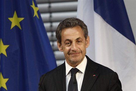 Former French President Nicolas Sarkozy pauses during his speech at an event hosted by the Konrad-Adenauer foundation in Berlin February 28, Former French President Nicolas Sarkozy pauses during his speech at an event hosted by the Konrad-Adenauer foundation in Berlin February 28,
