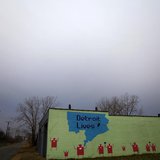 A mural that reads "Detroit Lives!" is displayed on the side of a building in Detroit, Michigan December 3, 2013. REUTERS/Joshua Lott A mural that reads "Detroit Lives!" is displayed on the side of a building in Detroit, Michigan December 3, 2013. REUTERS/Joshua Lott