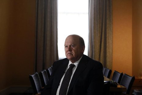 Ireland's Finance Minister Michael Noonan attends an interview with Reuters at his office in central Dublin February 11, 2014. REUTERS/Catha Ireland's Finance Minister Michael Noonan attends an interview with Reuters at his office in central Dublin February 11, 2014. REUTERS/Catha