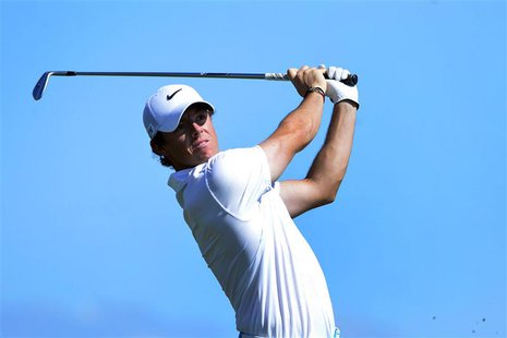 Mar 1, 2014; Palm Beach Gardens, FL, USA; Rory McIlroy on the 5th tee during the third round of The Honda Classic golf tournament at PGA Nat Mar 1, 2014; Palm Beach Gardens, FL, USA; Rory McIlroy on the 5th tee during the third round of The Honda Classic golf tournament at PGA Nat