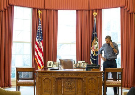 President Barack Obama talks on the phone in the Oval Office with Russian President Vladimir Putin about the situation in Ukraine, March 1, President Barack Obama talks on the phone in the Oval Office with Russian President Vladimir Putin about the situation in Ukraine, March 1,
