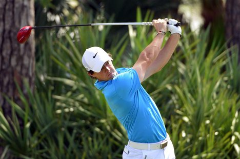 Mar 2, 2014; Palm Beach Gardens, FL, USA; Rory McIlroy on the 2nd tee during the final round of The Honda Classic golf tournament at PGA Nat Mar 2, 2014; Palm Beach Gardens, FL, USA; Rory McIlroy on the 2nd tee during the final round of The Honda Classic golf tournament at PGA Nat