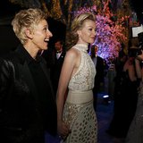 Academy Awards host Ellen Degeneres and her partner Portia de Rossi at the Governors Ball after the 86th Academy Awards in Hollywood, Califo Academy Awards host Ellen Degeneres and her partner Portia de Rossi at the Governors Ball after the 86th Academy Awards in Hollywood, Califo