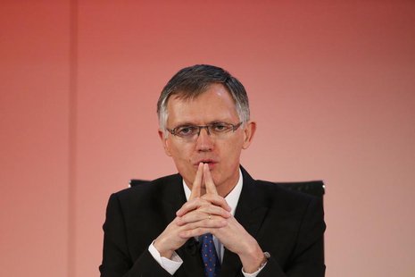 Carlos Tavares, incoming Chief Executive Officer of French carmaker PSA Peugeot Citroen, attends the company's 2013 results presentation and Carlos Tavares, incoming Chief Executive Officer of French carmaker PSA Peugeot Citroen, attends the company's 2013 results presentation and