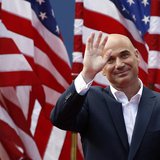 Two-time U.S. Open champion Andre Agassi waves before being inducted into the U.S. Open Court of Champions, which celebrates the legacy of t Two-time U.S. Open champion Andre Agassi waves before being inducted into the U.S. Open Court of Champions, which celebrates the legacy of t