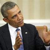 U.S. President Barack Obama comments to reporters on the situation in Ukraine before meeting with Israel's Prime Minister Benjamin Netanyahu U.S. President Barack Obama comments to reporters on the situation in Ukraine before meeting with Israel's Prime Minister Benjamin Netanyahu
