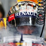 Red Bull Formula One driver Sebastian Vettel of Germany is sprayed with dried ice to keep cool during the third practice session of the Aust Red Bull Formula One driver Sebastian Vettel of Germany is sprayed with dried ice to keep cool during the third practice session of the Aust