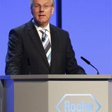 Swiss pharmaceutical company Roche new elected chairman Christoph Franz speaks to shareholders during the annual general meeting in Basel Ma Swiss pharmaceutical company Roche new elected chairman Christoph Franz speaks to shareholders during the annual general meeting in Basel Ma