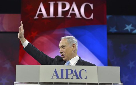 Israeli Prime Minister Benjamin Netanyahu acknowledges applause as he arrives to address the American Israel Public Affairs Committee (AIPAC Israeli Prime Minister Benjamin Netanyahu acknowledges applause as he arrives to address the American Israel Public Affairs Committee (AIPAC