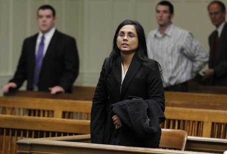 Annie Dookhan, a former chemist at the Hinton State Laboratory Institute, listens to the judge during her arraignment at Brockton Superior C Annie Dookhan, a former chemist at the Hinton State Laboratory Institute, listens to the judge during her arraignment at Brockton Superior C