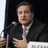 Jeffrey Lacker, president of the Federal Reserve Bank of Richmond, participates in a session titled, "Help or Harm: Central Bank Monetary Po Jeffrey Lacker, president of the Federal Reserve Bank of Richmond, participates in a session titled, "Help or Harm: Central Bank Monetary Po